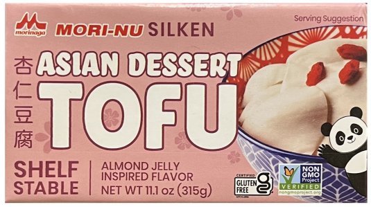 MORI-NU SILKEN TOFU ASIAN DESSERT ALMOND JELLY FLAVORED (image for) MORI-NU SILKEN TOFU ASIAN DESSERT ALMOND JELLY FLAVORED