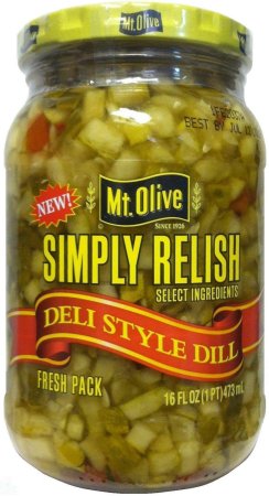 MT. OLIVE SIMPLY RELISH DELI STYLE DILL (image for) MT. OLIVE SIMPLY RELISH DELI STYLE DILL
