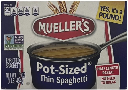 MUELLER'S THIN SPAGHETTI POT-SIZED (image for) MUELLER'S THIN SPAGHETTI POT-SIZED