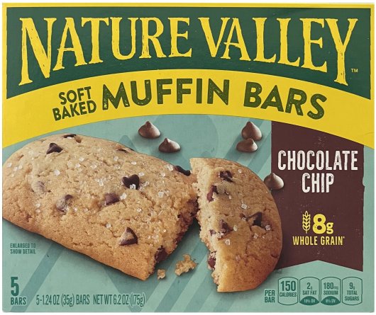 NATURE VALLEY SOFT BAKED MUFFIN BARS CHOCOLATE CHIP (image for) NATURE VALLEY SOFT BAKED MUFFIN BARS CHOCOLATE CHIP