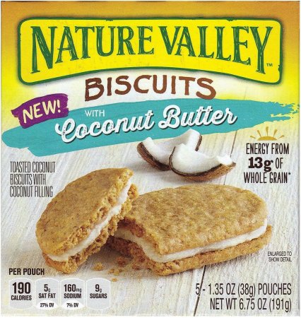 NATURE VALLEY BISCUITS WITH COCONUT BUTTER (image for) NATURE VALLEY BISCUITS WITH COCONUT BUTTER