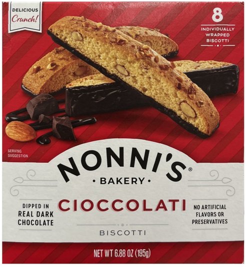 NONNI'S BISCOTTI CIOCCOLATI (image for) NONNI'S BISCOTTI CIOCCOLATI