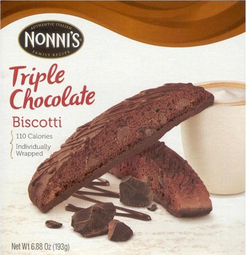 NONNI'S BISCOTTI TRIPLE CHOCOLATE (image for) NONNI'S BISCOTTI TRIPLE CHOCOLATE