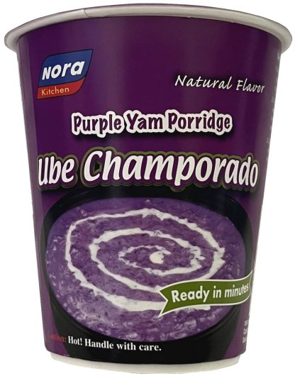 NORA PURPLE YAM PORRIDGE UBE CHAMPORADO (image for) NORA PURPLE YAM PORRIDGE UBE CHAMPORADO