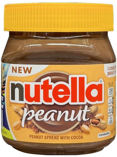 NUTELLA PEANUT SPREAD WITH COCOA (image for) NUTELLA PEANUT SPREAD WITH COCOA