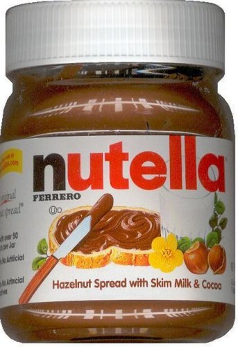 NUTELLA HAZELNUT SPREAD w/ SKIM MILK & COCOA (image for) NUTELLA HAZELNUT SPREAD w/ SKIM MILK & COCOA