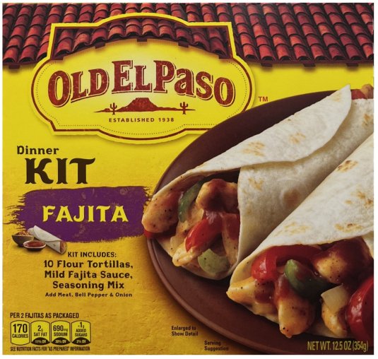 OLD EL PASO FAJITA DINNER KIT (image for) OLD EL PASO FAJITA DINNER KIT