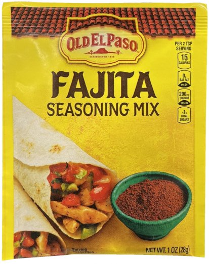 OLD EL PASO FAJITA SEASONING MIX (image for) OLD EL PASO FAJITA SEASONING MIX