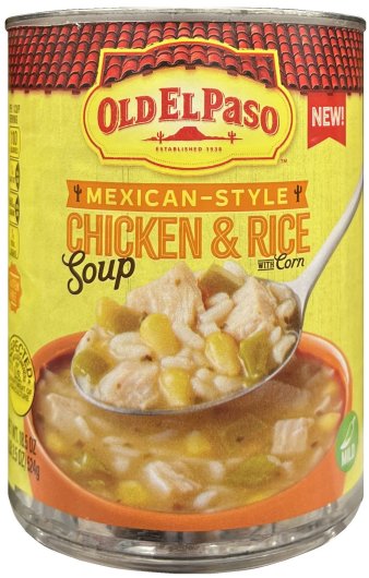 OLD EL PASO MEXICAN STYLE CHICKEN & RICE SOUP (image for) OLD EL PASO MEXICAN STYLE CHICKEN & RICE SOUP