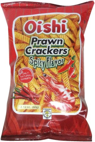 OISHI PRAWN CRACKERS SPICY (image for) OISHI PRAWN CRACKERS SPICY