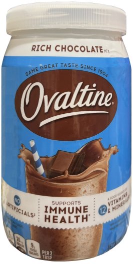 OVALTINE RICH CHOCOLATE MIX (image for) OVALTINE RICH CHOCOLATE MIX