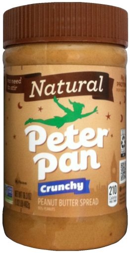 PETER PAN NATURAL CRUNCHY PEANUT BUTTER SPREAD (image for) PETER PAN NATURAL CRUNCHY PEANUT BUTTER SPREAD