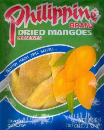 PHILIPPINE BRAND DRIED MANGOS (image for) PHILIPPINE BRAND DRIED MANGOS