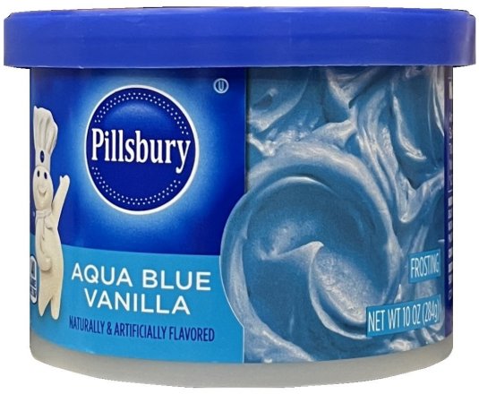 PILLSBURY AQUA BLUE VANILLA FROSTING (image for) PILLSBURY AQUA BLUE VANILLA FROSTING