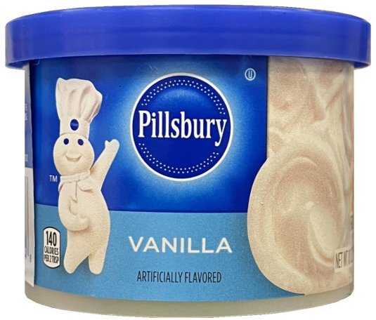 PILLSBURY VANILLA FROSTING (image for) PILLSBURY VANILLA FROSTING