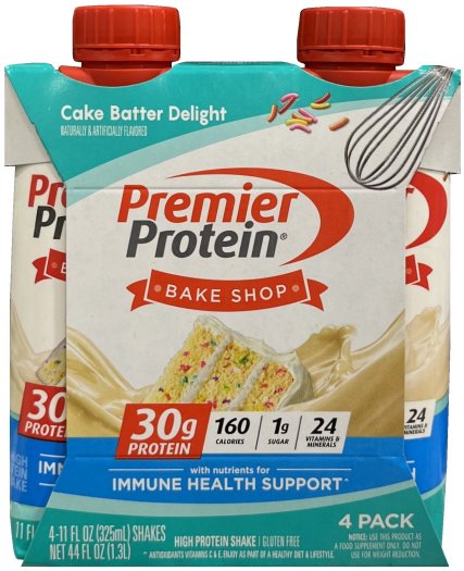 PREMIER 30g PROTEIN SHAKE CAKE BATTER DELIGHT (image for) PREMIER 30g PROTEIN SHAKE CAKE BATTER DELIGHT