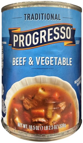 PROGRESSO TRADITIONAL BEEF & VEGETABLES (image for) PROGRESSO TRADITIONAL BEEF & VEGETABLES