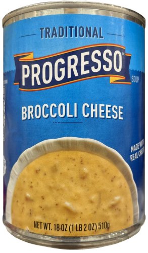 PROGRESSO TRADITIONAL BROCCOLI CHEESE SOUP (image for) PROGRESSO TRADITIONAL BROCCOLI CHEESE SOUP