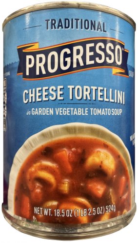 PROGRESSO TRADITION CHEESE TORTELLINI IN GARDEN VEGETABLE TOMATO (image for) PROGRESSO TRADITION CHEESE TORTELLINI IN GARDEN VEGETABLE TOMATO