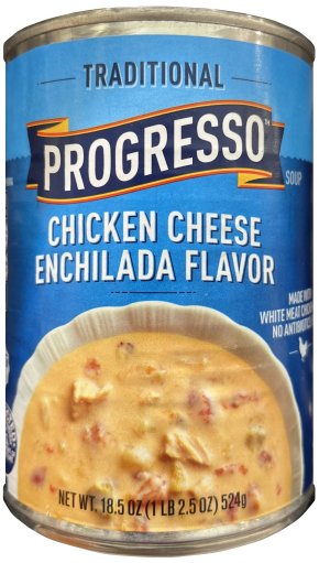 PROGRESSO TRADITIONAL CHICKEN CHEESE ENCHILADA FLAVOR (image for) PROGRESSO TRADITIONAL CHICKEN CHEESE ENCHILADA FLAVOR