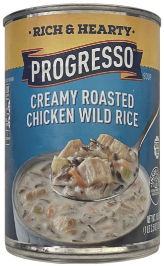 PROGRESSO RICH & HEARTY CREAMY ROASTED CHICKEN WILD RICE (image for) PROGRESSO RICH & HEARTY CREAMY ROASTED CHICKEN WILD RICE