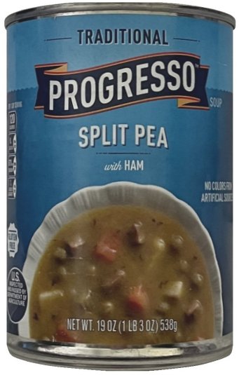 PROGRESSO TRADITIONAL SPLIT PEA WITH HAM SOUP (image for) PROGRESSO TRADITIONAL SPLIT PEA WITH HAM SOUP