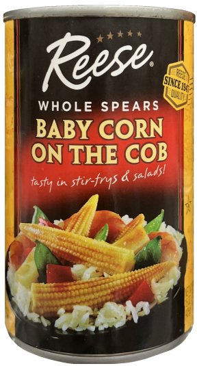 REESE WHOLE SPEARS BABY CORN ON THE COB (image for) REESE WHOLE SPEARS BABY CORN ON THE COB