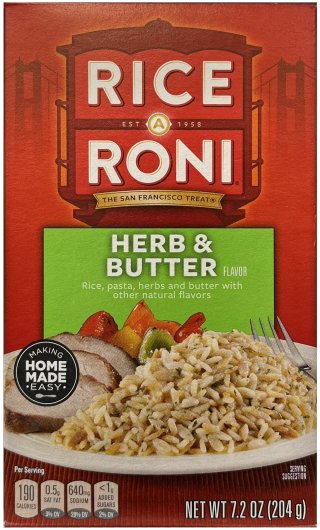 RICE A RONI HERB & BUTTER (image for) RICE A RONI HERB & BUTTER