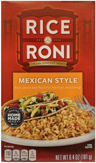 RICE A RONI MEXICAN STYLE (image for) RICE A RONI MEXICAN STYLE