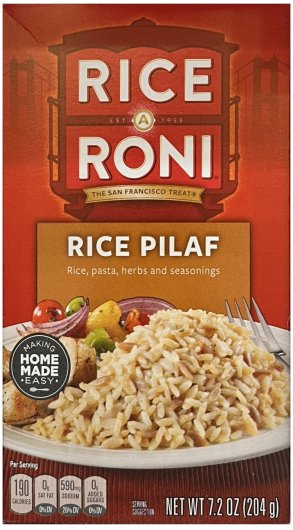 RICE A RONI RICE PILAF (image for) RICE A RONI RICE PILAF