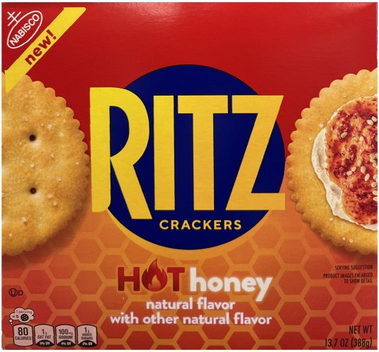 RITZ HOT HONEY CRACKERS (image for) RITZ HOT HONEY CRACKERS