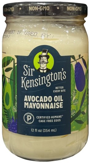 SIR KENSINGTON'S AVOCADO OIL MAYONNAISE (image for) SIR KENSINGTON'S AVOCADO OIL MAYONNAISE