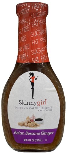 SKINNYGIRL ASIAN SESAME GINGER FAT FREE / SUGAR FREE DRESSING (image for) SKINNYGIRL ASIAN SESAME GINGER FAT FREE / SUGAR FREE DRESSING