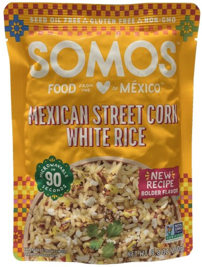 SOMOS MEXICAN STREET CORN WHITE RICE (image for) SOMOS MEXICAN STREET CORN WHITE RICE