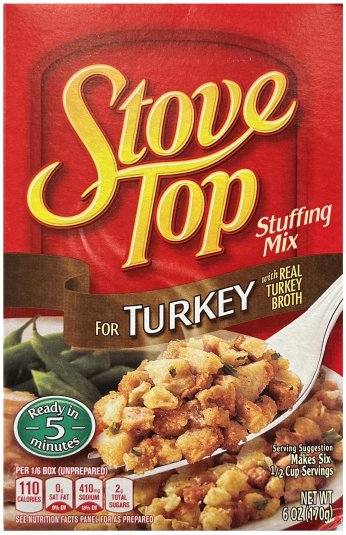 STOVE TOP STUFFING MIX FOR TURKEY (image for) STOVE TOP STUFFING MIX FOR TURKEY
