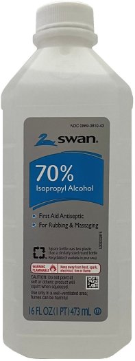 SWAN 70% ISOPROPYL ALCOHOL (image for) SWAN 70% ISOPROPYL ALCOHOL
