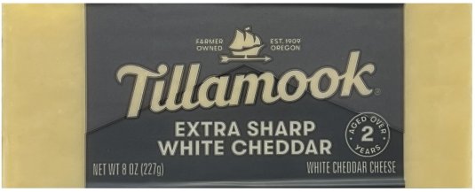 TILLAMOOK EXTRA SHARP WHITE CHEDDAR CHEESE (image for) TILLAMOOK EXTRA SHARP WHITE CHEDDAR CHEESE