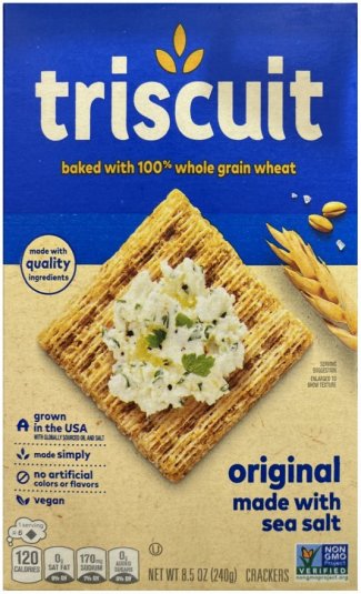 TRISCUIT ORIGINAL MADE WITH SEA SALT CRACKERS (image for) TRISCUIT ORIGINAL MADE WITH SEA SALT CRACKERS