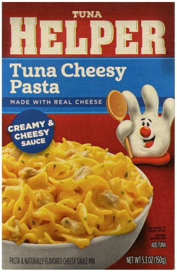 TUNA HELPER TUNA CHEESY PASTA (image for) TUNA HELPER TUNA CHEESY PASTA