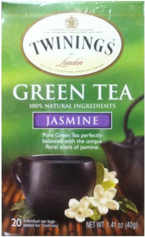 TWININGS GREEN TEA JASMINE (image for) TWININGS GREEN TEA JASMINE