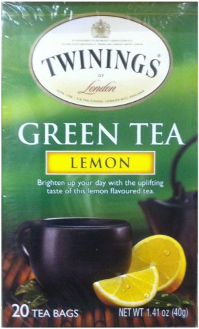 TWININGS GREEN TEA LEMON (image for) TWININGS GREEN TEA LEMON