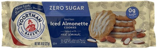 VOORTMAN ICED ALMONETTE COOKIES (image for) VOORTMAN ICED ALMONETTE COOKIES