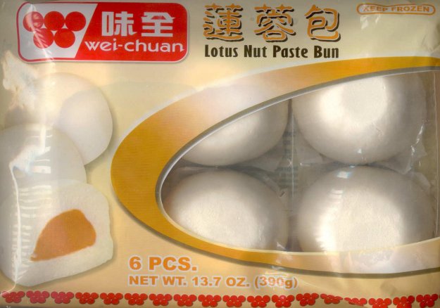 WEI-CHUAN LOTUS NUT PASTE BUN (image for) WEI-CHUAN LOTUS NUT PASTE BUN