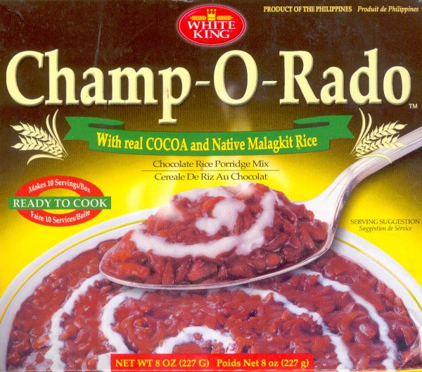 WHITE KING CHAMP-O-RADO CHOCOLATE RICE PORRIDGE MIX (image for) WHITE KING CHAMP-O-RADO CHOCOLATE RICE PORRIDGE MIX