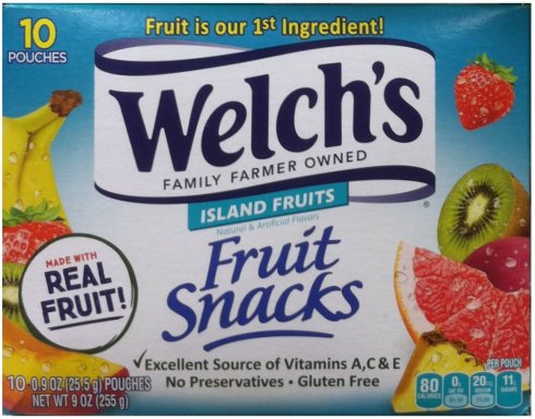 WELCH'S ISLAND FRUITS FRUIT SNACK (image for) WELCH'S ISLAND FRUITS FRUIT SNACK
