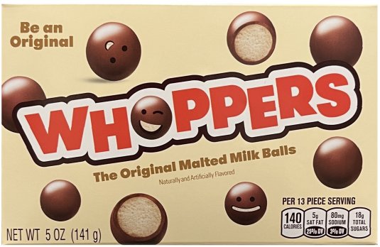 WHOPPERS THE ORIGINAL MALTED MILK BALLS (image for) WHOPPERS THE ORIGINAL MALTED MILK BALLS