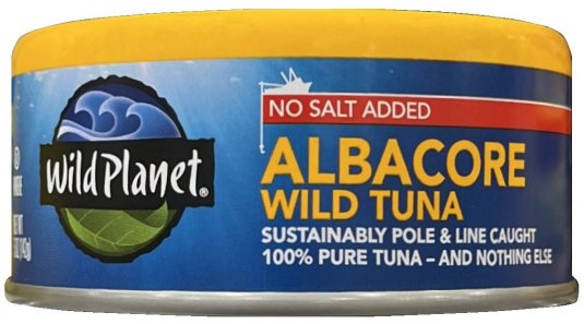 WILD PLANET ALBACORE WILD TUNA NO SALT (image for) WILD PLANET ALBACORE WILD TUNA NO SALT