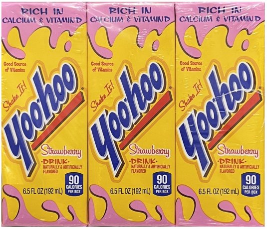 YOO-HOO STRAWBERRY DRINK (image for) YOO-HOO STRAWBERRY DRINK