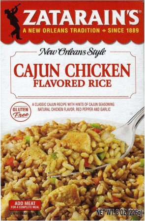 ZATARAIN'S CAJUN CHICKEN FLAVORED RICE (image for) ZATARAIN'S CAJUN CHICKEN FLAVORED RICE