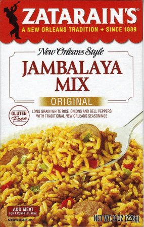 ZATARAIN'S JAMBALAYA MIX ORIGINAL (image for) ZATARAIN'S JAMBALAYA MIX ORIGINAL